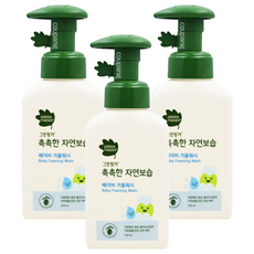 GREEN FINGER 綠手指 嬰幼兒沐浴泡泡慕斯, 細緻柔軟泡沫 溫和潔淨肌膚, 320ml, 3瓶
