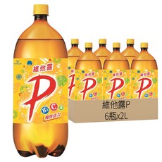 維他露P 汽水, 2L, 6瓶