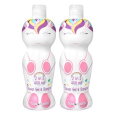 Eau My uNicorN 獨角獸 2合1 沐浴洗髮精 400ml (萌Q收藏版), 2瓶
