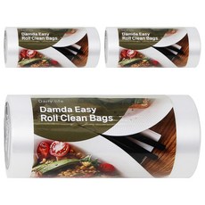 Damda 抽取式保鮮袋, 500枚, 小 (S), 3捲