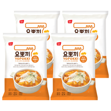 YOPOKKI 芝士味辣炒年糕 袋裝 微波加熱即食, 240g, 4包