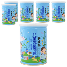 新東陽 兒童成長肉鬆, 添加鈣、果寡糖, 無添加防腐劑, 特選豬肉製成, 190g, 6罐