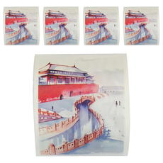 CARD LOVER 信的戀人 全世界路過 和紙膠帶 40mm x 5m, 中國, 5個