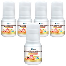 Kalso 科德司 綜合維生素膠囊, 含24種維生素礦物質 營養全面, 30顆, 64g, 5瓶