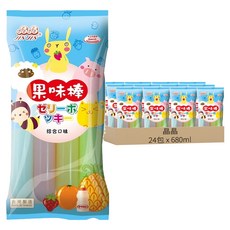 晶晶 果味棒 綜合口味, 680ml, 24包