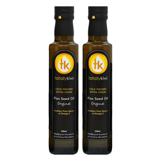 Totally kiwi 冷壓初榨亞麻仁油, 紐西蘭原產 Omega-3含量60%, 250ml, 2瓶