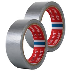 DADA 高黏度強力布膠帶 40mm*20m，厚度0.26mm, 銀色, 2個