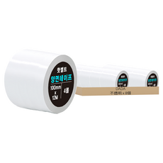 DADA 高黏度熱熔雙面膠帶 100mm x 12m, 不透明, 8個