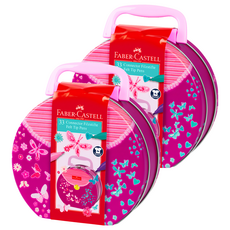FABER-CASTELL 輝柏 造型連接筆禮盒, 33色, 2盒