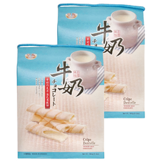 ROYAL FAMILY 皇族 手提法式薄脆餅, 台灣牛奶巧克力口味, 180g, 2盒