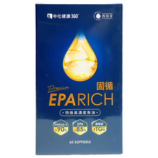 中化健康360 固循特級高濃度魚油, 60顆, 1盒