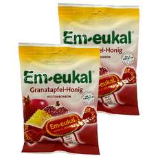 Em-eukal 德國索丹紅石榴蜂蜜糖, 75g, 2包