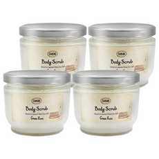 SABON 綠玫瑰身體磨砂膏, 600g, 4件