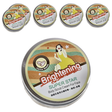 St.Clare 聖克萊爾 超級巨星亮白磨砂膏(臉部+身體)200ml, 6罐