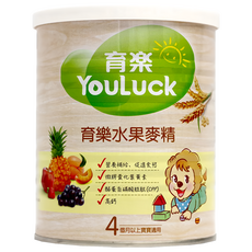 YouLuck 育樂 水果麥精 280g，營養豐富，幫助寶寶健康成長, 水果, 1罐