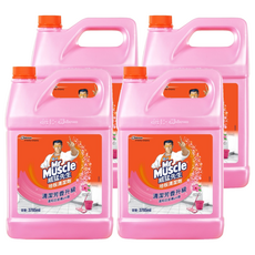 Mr Muscle 威猛先生 地板清潔劑 完美花香, 3.785L, 4桶