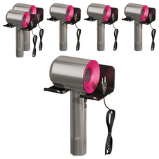 HOUDER 簡約吹風機架, 黑色, 6個