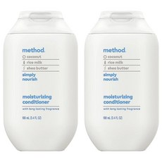 method 美則 就是滋潤 感官潤髮乳, 2瓶, 100ml