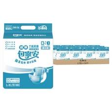 包寧安 超值乾爽成人黏貼型紙尿褲 全面照護型, L-XL, 16片, 12包