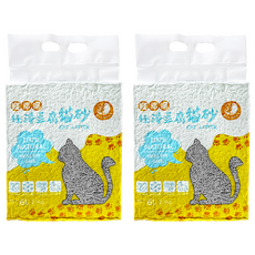 寵幸福 極淨豆腐貓砂 2包 竹炭 6L