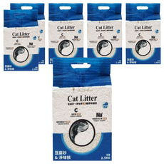 Puss in Boots 長靴貓 淨味豆腐砂 原味 2.5kg, 6包