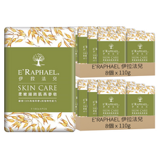 E'RAPHAEL 伊拉法兒 柔嫩細緻燕麥皂 燕麥, 110g, 16個
