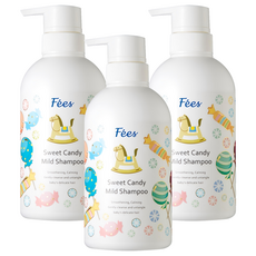 F'ees 兒童洗髮精 蜜糖寶貝, 450ml, 3瓶