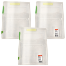 KEYWAY 聯府 A4分類檔案盒 FB-001, 顏色隨機, 3個