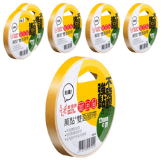 DEER BRAND 鹿頭牌 萬黏雙面膠帶, 黏性強 黏力持久 手可撕, DSS7B, 6捲