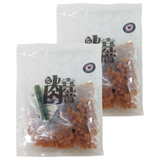 燒肉燒 香軟骰子雞 狗零食 小型犬 軟硬適中, 雞肉, 350g, 2包