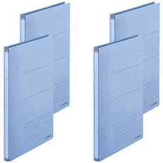 PLUS 普樂士 背幅伸縮檔案夾, 藍色, 4個