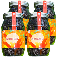碳燻烏梅李, 330g, 4罐