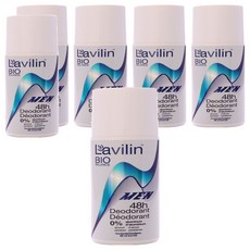 LaVILIn 蘭味蓮 48小時持久腋下滾珠體香劑 男性專用, 6個, 65ml