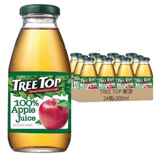 TREE TOP 樹頂 100% 蘋果汁，全天然, 300ml, 24瓶