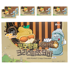 Only Jeju ISLAND 花生脆皮巧克力棒, 360g, 6盒, 10個