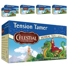 CELESTIAL SEASONINGS 詩尚草本 輕鬆茶, 無咖啡因草本茶, 2.15g, 20包, 6盒