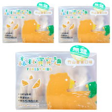 森林麵食 森林寶寶麵 竹山蕃薯, 100%食材 無鹽低鈉 無色素 無防腐劑添加, 320g, 3盒