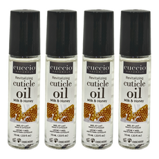 CUCCIO 古希歐滾珠瓶指緣油 牛奶蜂蜜 10ml, 4瓶