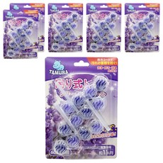 TAMURA 日本馬桶清潔球 薰衣草, 自動清潔, 除垢, 懸掛式, 6盒, 180g