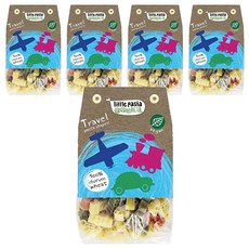 Little Pasta 小小帕斯達 交通工具造型義大利麵, 100%杜蘭小麥粉製成, 素食可用, 250g, 5包