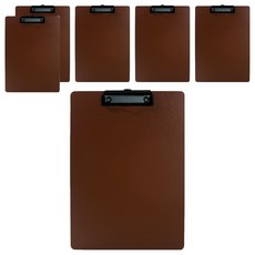 ABEL 力大牌 A4 輕量防水板夾, 6入, 咖啡色