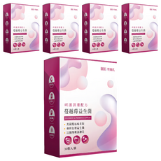 WHOCARES 愷爾氏 蔓越莓益生菌膠囊 550mg, 30顆, 5盒