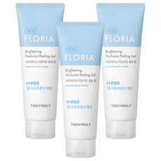 TONYMOLY Floria 亮白玻尿酸去角質凝膠, 保濕去角質, 170ml, 3條