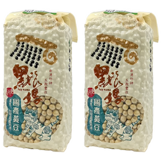 新港鄉農會 黑娘媽 國產黃豆 (600g/包) 台灣在地 Non-GMO 健康食材, 2包