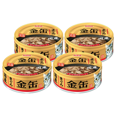 AiXiA 金缶 金罐1號, 鮪魚, 70g, 4罐