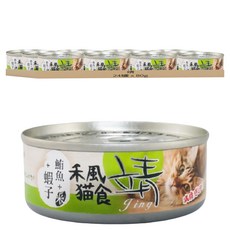 靖 特級貓罐, 鮪魚 + 米 + 蝦子, 80g, 24罐