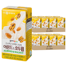 gomgom 杏仁核桃豆奶, 190ml, 48入