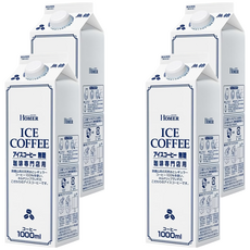 HOMER 即飲冰咖啡 無糖, 4個, 1L