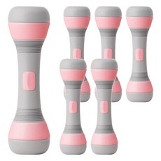 小麥購物 可調式啞鈴 L703 粉色, 6個, 2kg