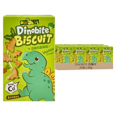 DiNOBiTE 恐龍咬 蔬菜餅, 60g, 24包